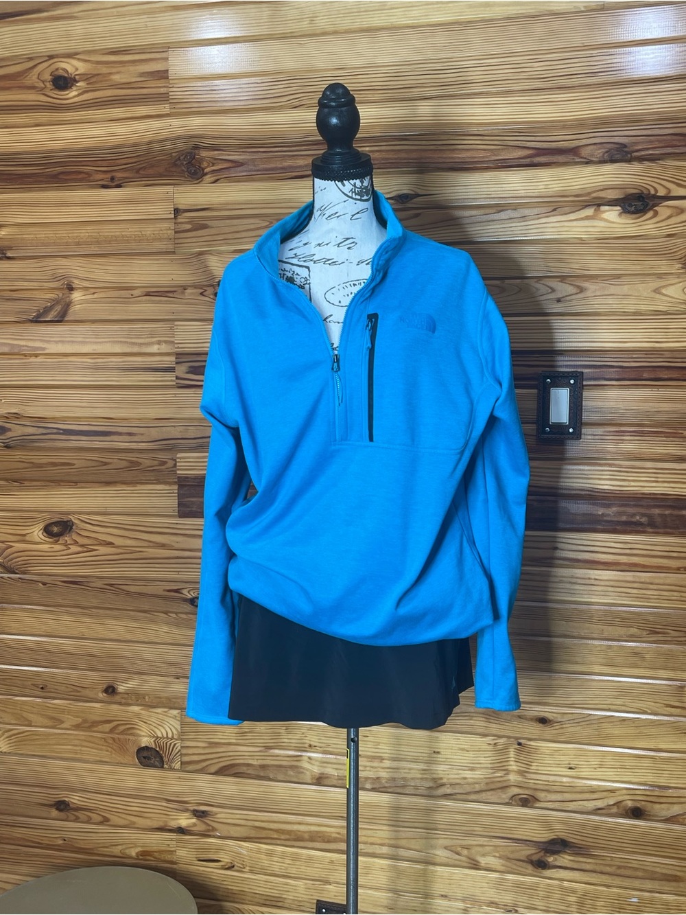 The North Face Bright Blue Quarter-Zip Pullover